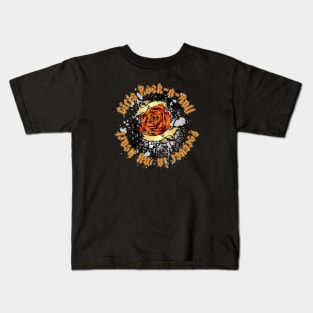 Girls Rock-n-Roll forever in my heart Kids T-Shirt